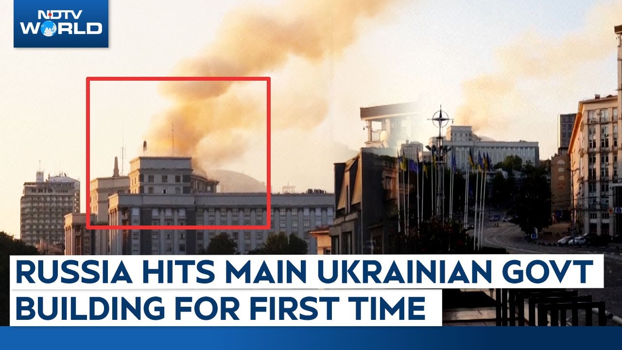 Russia Ukraine War Latest News: Smoke Seen Rising From Kyiv's Cabinet Building After Russian Strikes