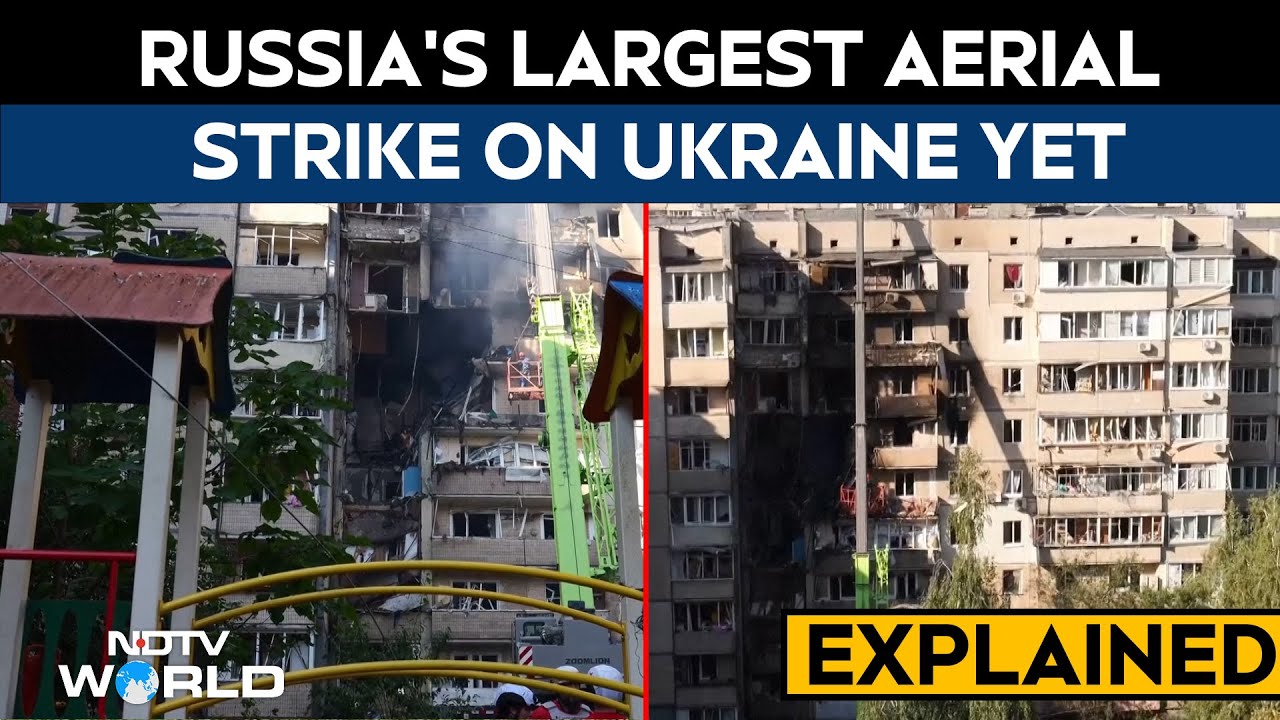 Russia Ukraine War | Russia Launches Largest Aerial Attack on Ukraine | 2 Dead, 20 Wounded