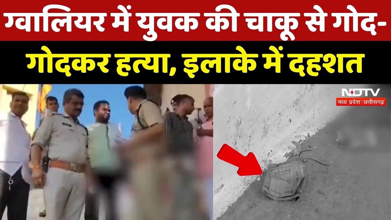 Gwalior Crime News: युवक की चाकू से गोद-गोदकर हत्या, Police खंगाल रही CCTV | Madhya Pradesh News Gwalior Crime News: युवक की चाकू से गोद-गोदकर हत्या, Police खंगाल रही CCTV | Madhya Pradesh News