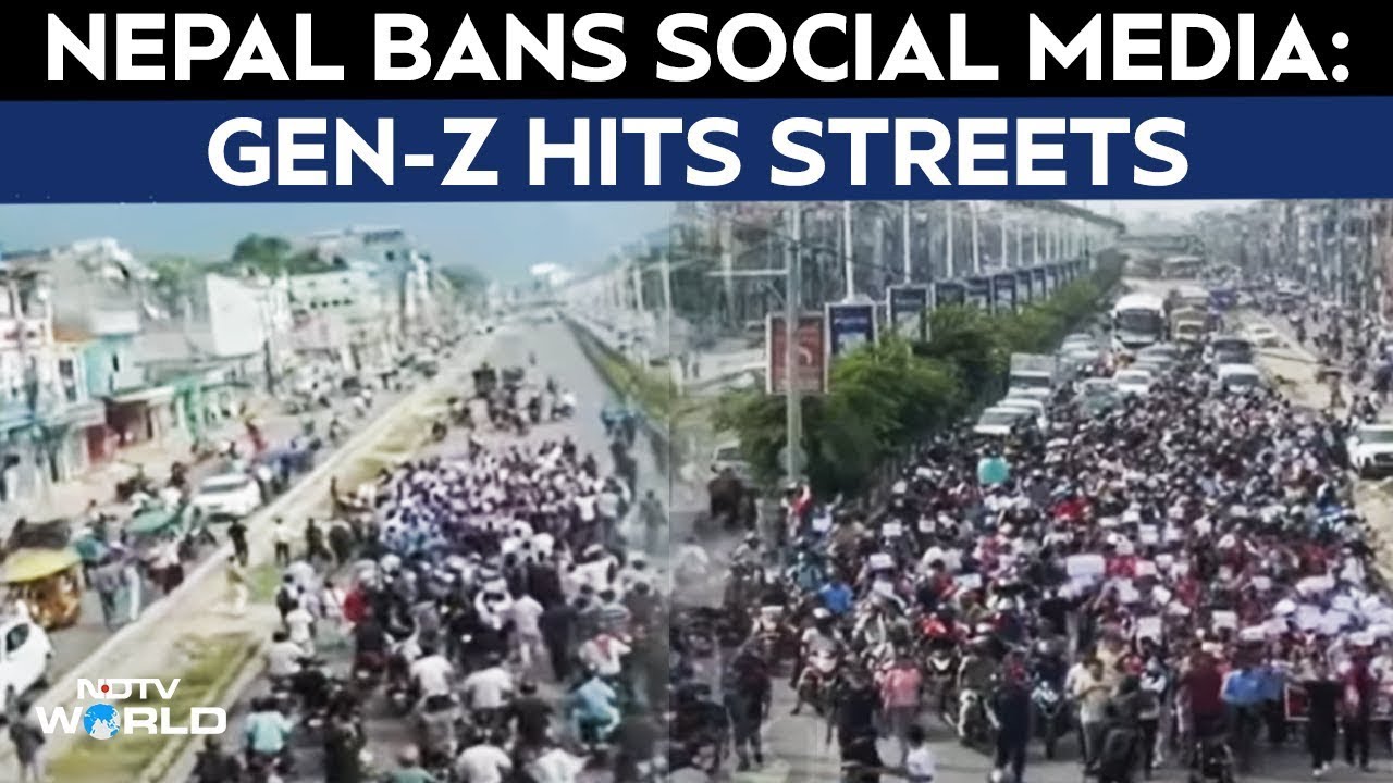 Nepal Protests | Nepal Blocks Social Media Platforms Like Facebook, X, YouTube, Youth Hits Streets Nepal Protests | Nepal Blocks Social Media Platforms Like Facebook, X, YouTube, Youth Hits Streets