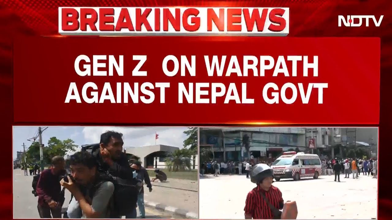 Video : Nepal Youth On Warpath With Government Over Social Media Ban, Corruption