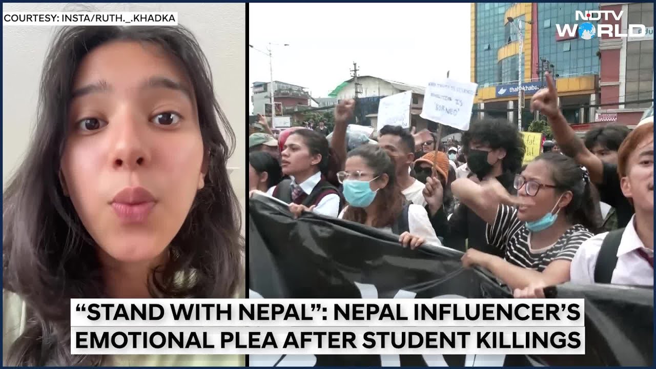 Video: Nepal News Today | 'Stand With Nepal': Nepal Influencer's Emotional Plea After Student Killings