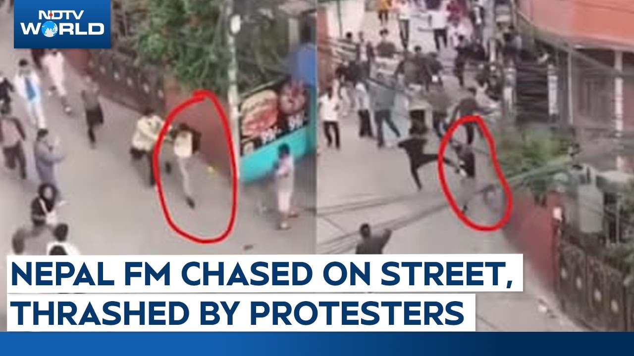 Nepal Finance Minister | Nepal Finance Minister Bishnu Prasad Paudel Beaten Up By Protesters