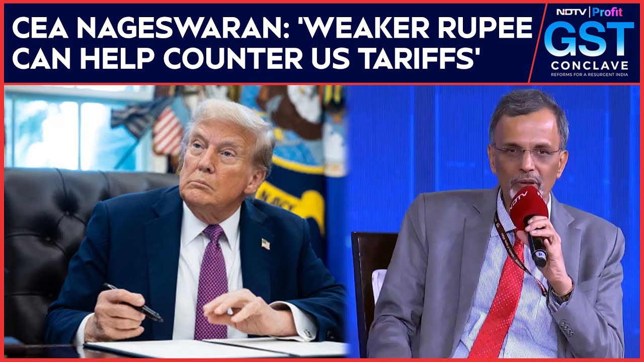 Weaker Rupee Can Help Counter US tariffs For Now, Says CEA Nageswaran