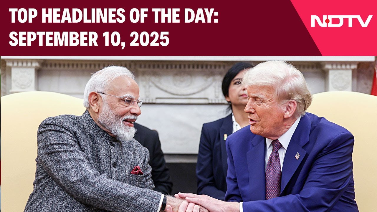 Trump's Big Statement On India-US Ties | Top Headlines Of The Day: September 10, 2025