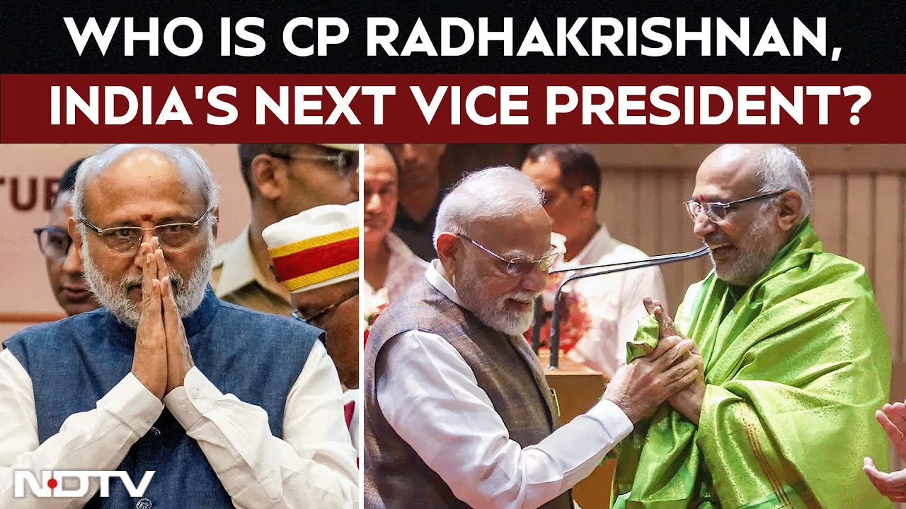 Vice President News | Who Is CP Radhakrishnan, India's Next Vice President?
