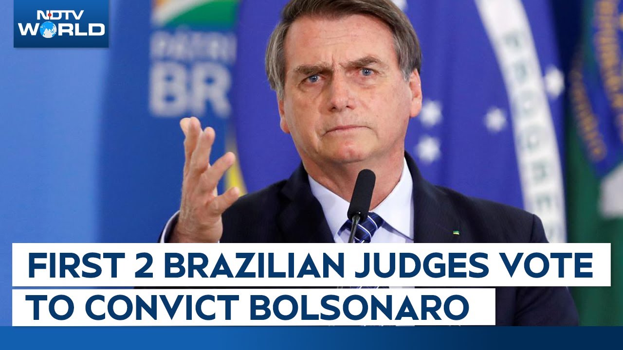 Video : Brazilian Supreme Court Judges Cast Votes On Trial Against Former President Jair Bolsonaro