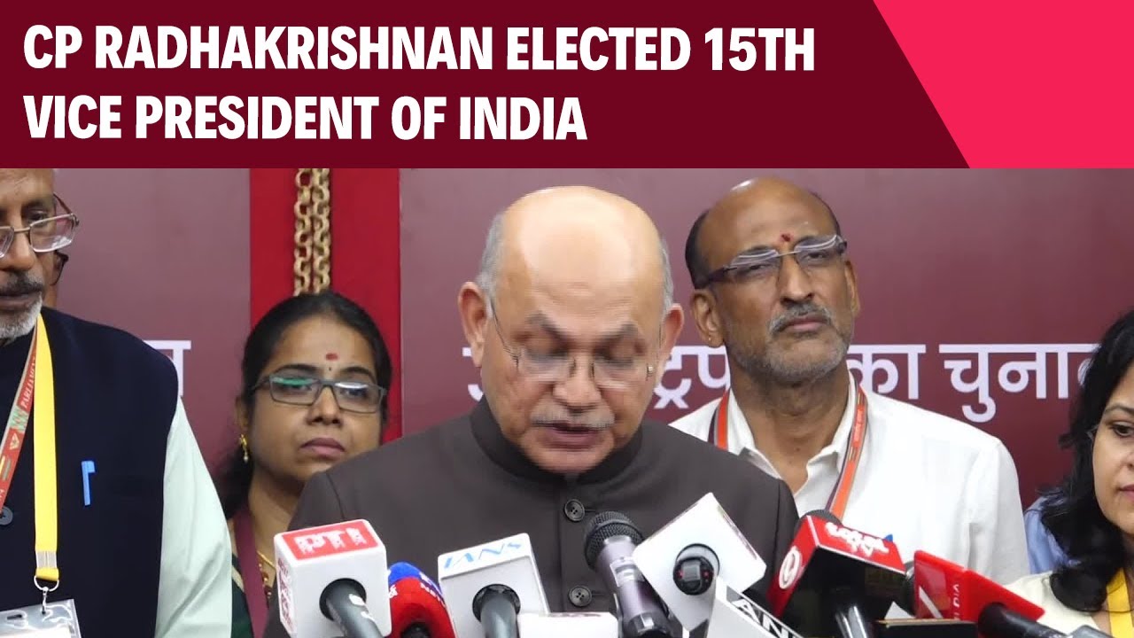 New Vice President | Rooted In RSS, CP Radhakrishnan Elected 15th Vice President of India