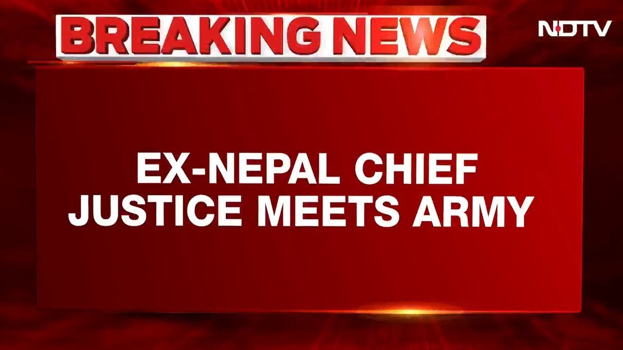 Ex-Chief Justice Sushila Karki Meets Nepal Army Amid Interim Govt Talks