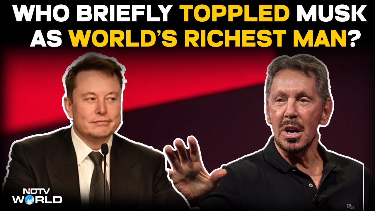 Larry Ellison Richest Man | Not Musk, Oracle's Ellison Becomes World's Richest Man, But With a Catch