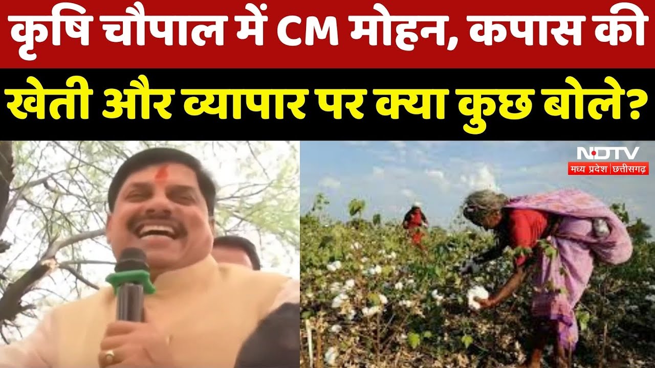 Shajapur News : Krishi Chaupal में CM Mohan Yadav, Cotton की खेती और Business पर क्या कुछ बोले ?
