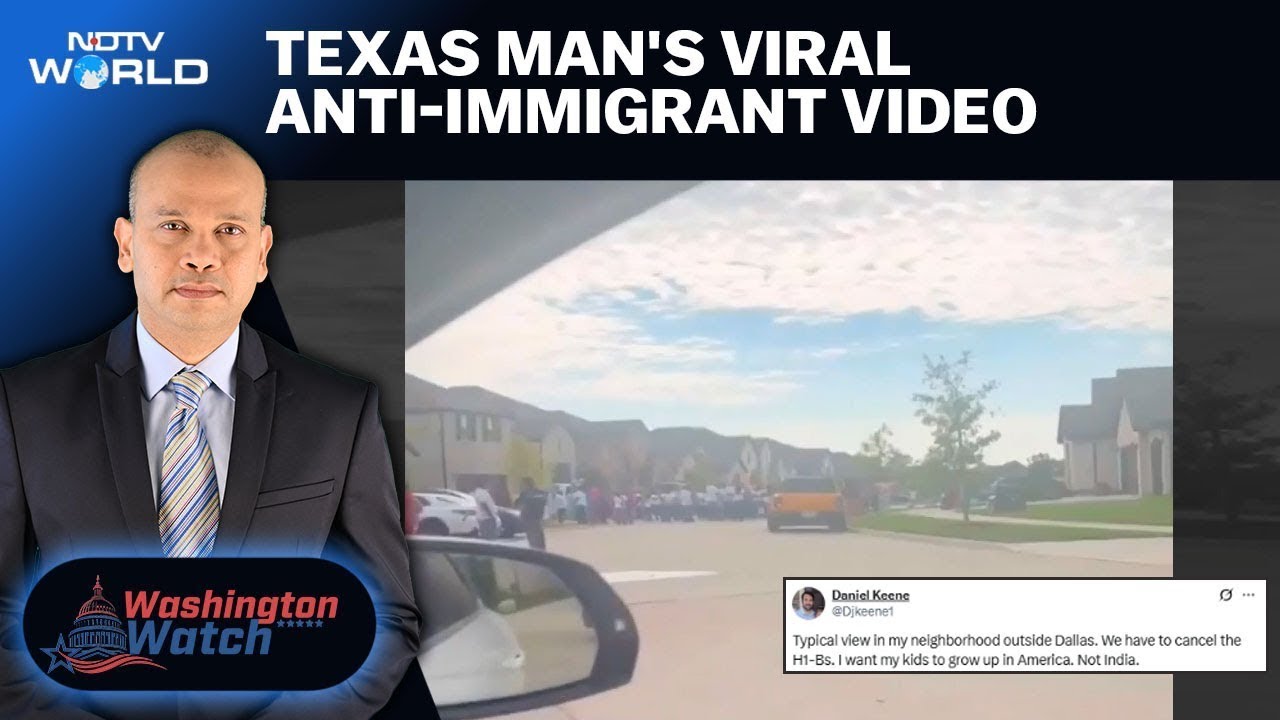 Want Kids in America, Not India": Texas Man's Viral Anti-Immigrant Rant | Washington Watch