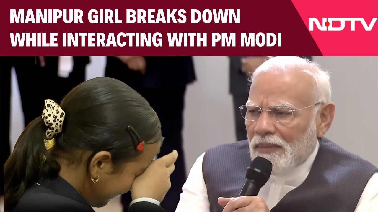 PM Modi Visit To Manipur | Manipur Girl Breaks Down While Interacting ...