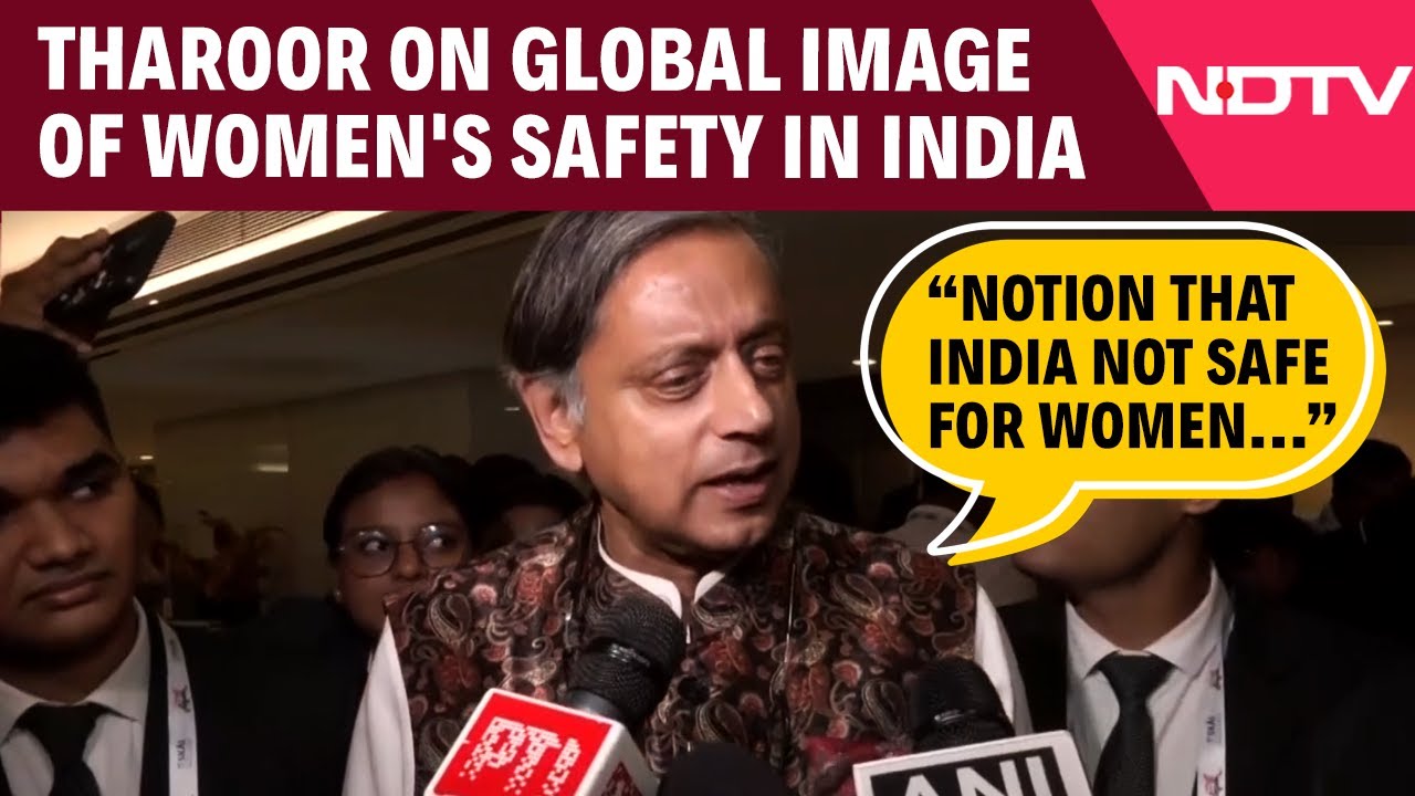 Shashi Tharoor News | Shashi Tharoor Raises Alarm Over Global Perception Of Women's Safety In India