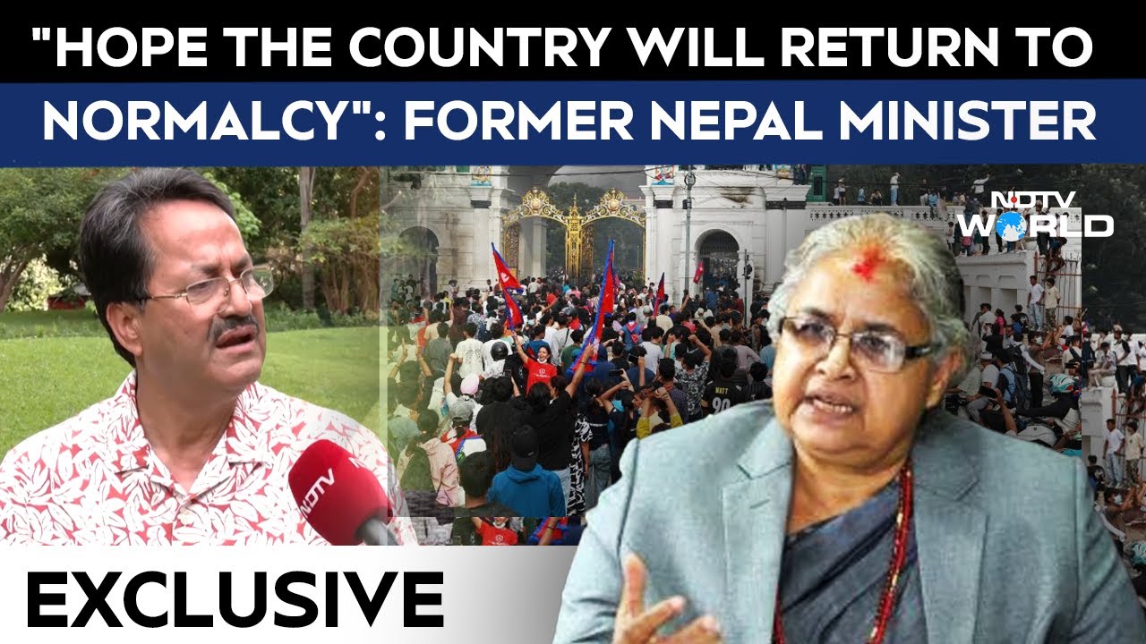 "Hope The Country Will Return To Normalcy": Former Nepal Foreign Minister "Hope The Country Will Return To Normalcy": Former Nepal Foreign Minister