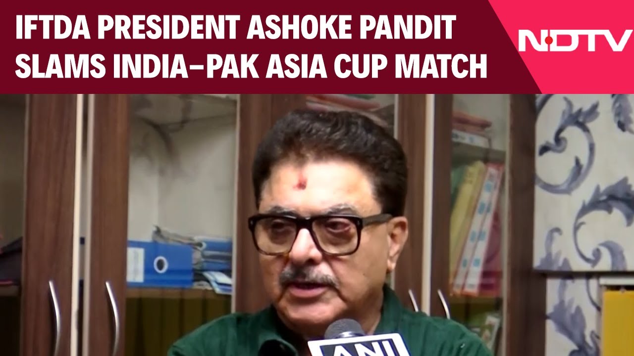India Vs Pak | IFTDA President Ashoke Pandit Slams India-Pak Asia Cup Match, Calls It “A Black Day”