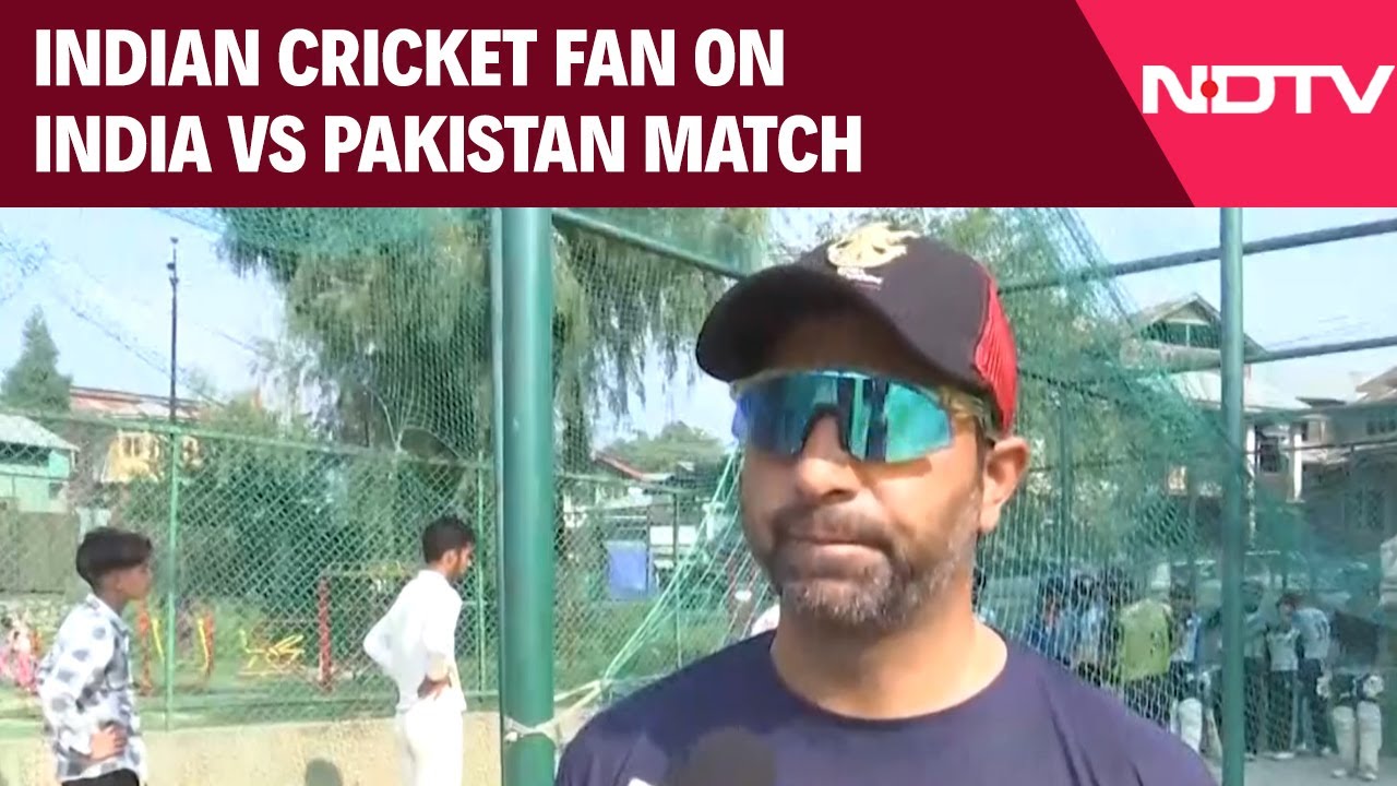 India Vs Pakistan Match News | "90% Chance India Will Win': Indian Cricket Fan On India Vs Pak Match