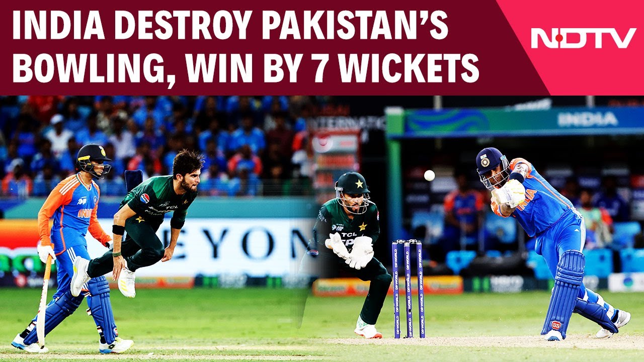 Video: India Winning Moment | India Vs Pakistan Match Highlights: India Win By 7 Wickets