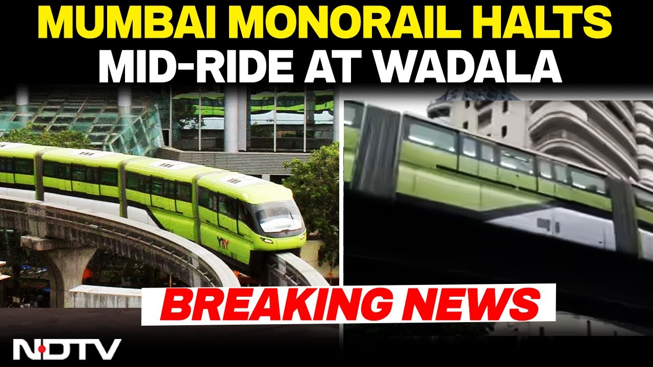 Mumbai News | Monorail Halts Mid-Ride In Wadala Due To Technical Glitches