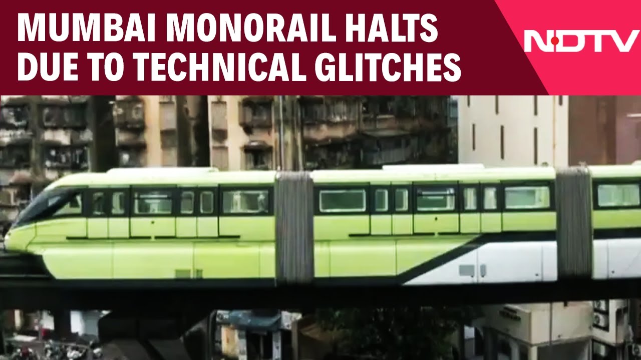 Video : Mumbai News | Second Glitch On Monorail In A Month, 15-20 Passengers Stranded
