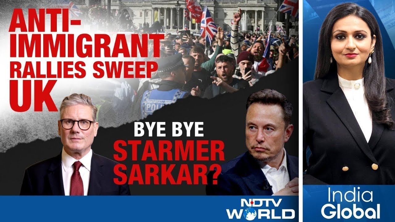 Video : Anti-Immigration Rally Rocks UK, Indians Face The Brunt? | Howard Lutnick To India: No Corn, No Deal