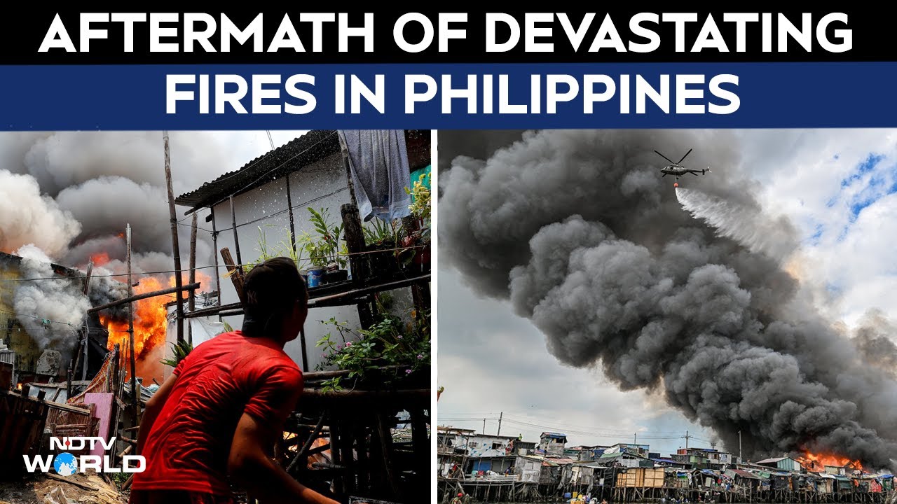 Philippines News | 'Nothing Was Left At All': Devastating Fire Displaces 1,100 Families In Manila