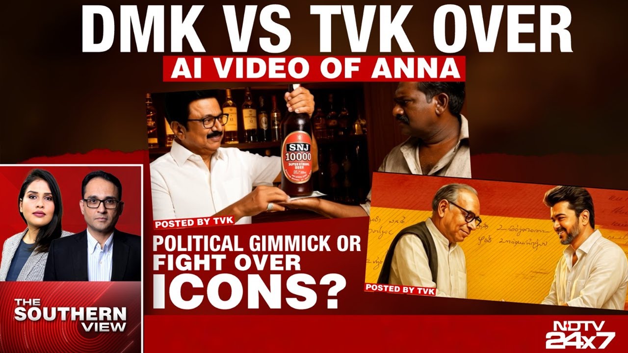 Video: Row Over Vijay AI Video With Anna, Periyar