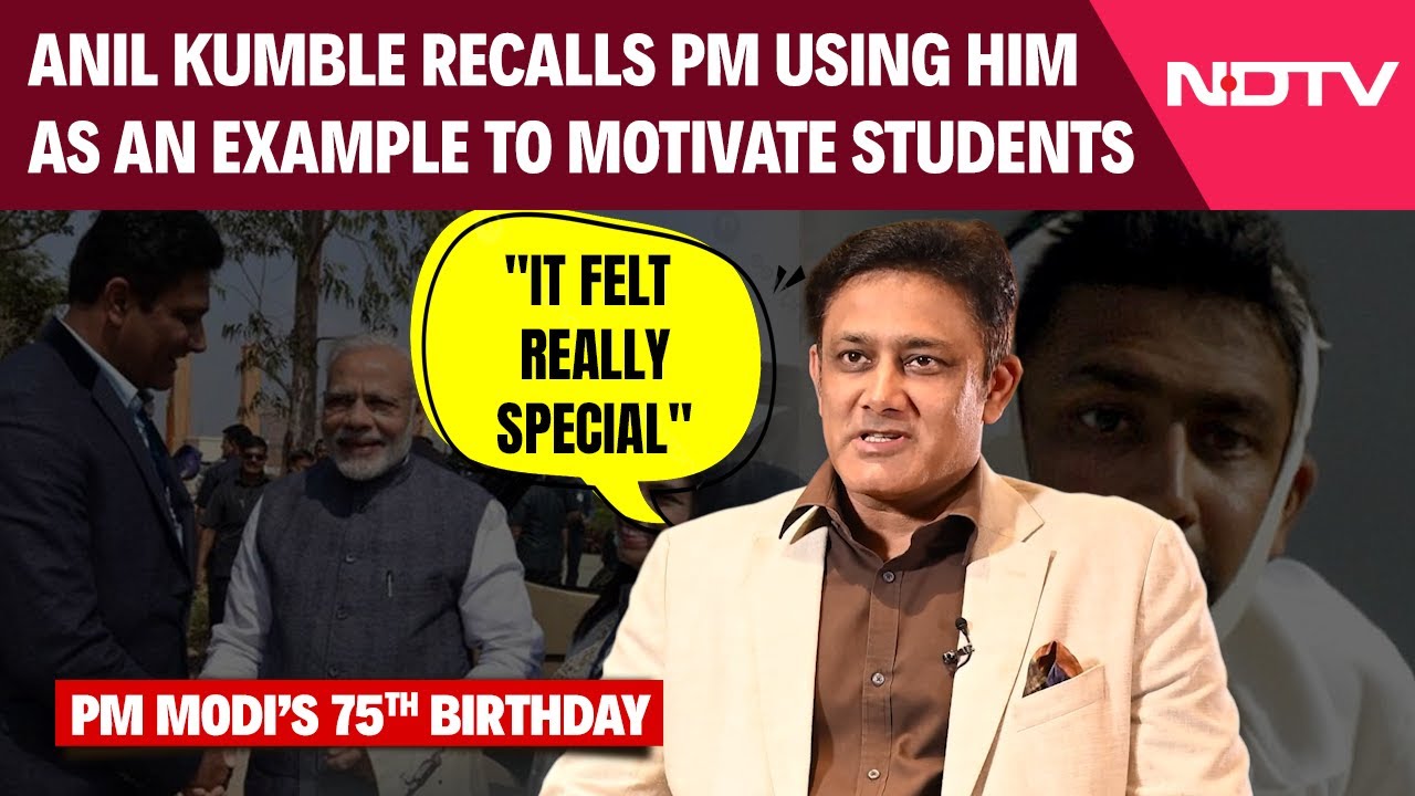 PM Modi Birthday | Anil Kumble Recalls How PM Used Him As Example To Motivate Students Before Exams