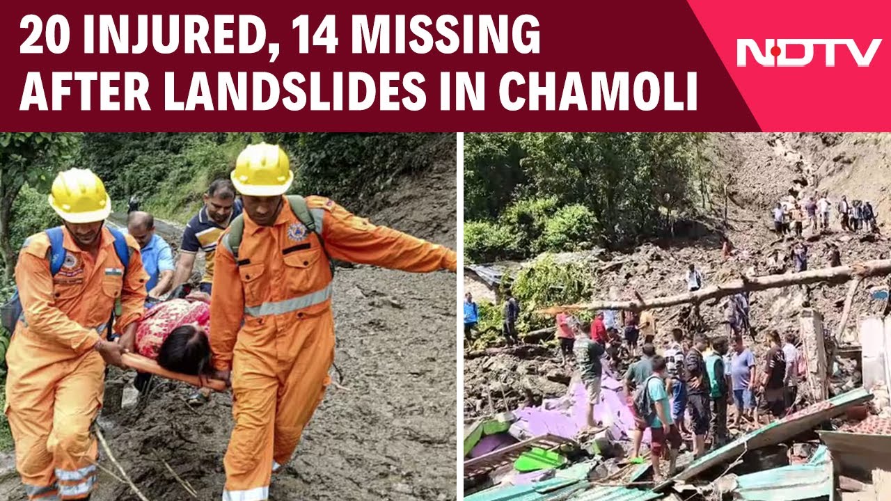 Video: Chamoli Cloudburst | 14 Injured, 20 Missing After Landslides In Uttarakhand's Chamoli