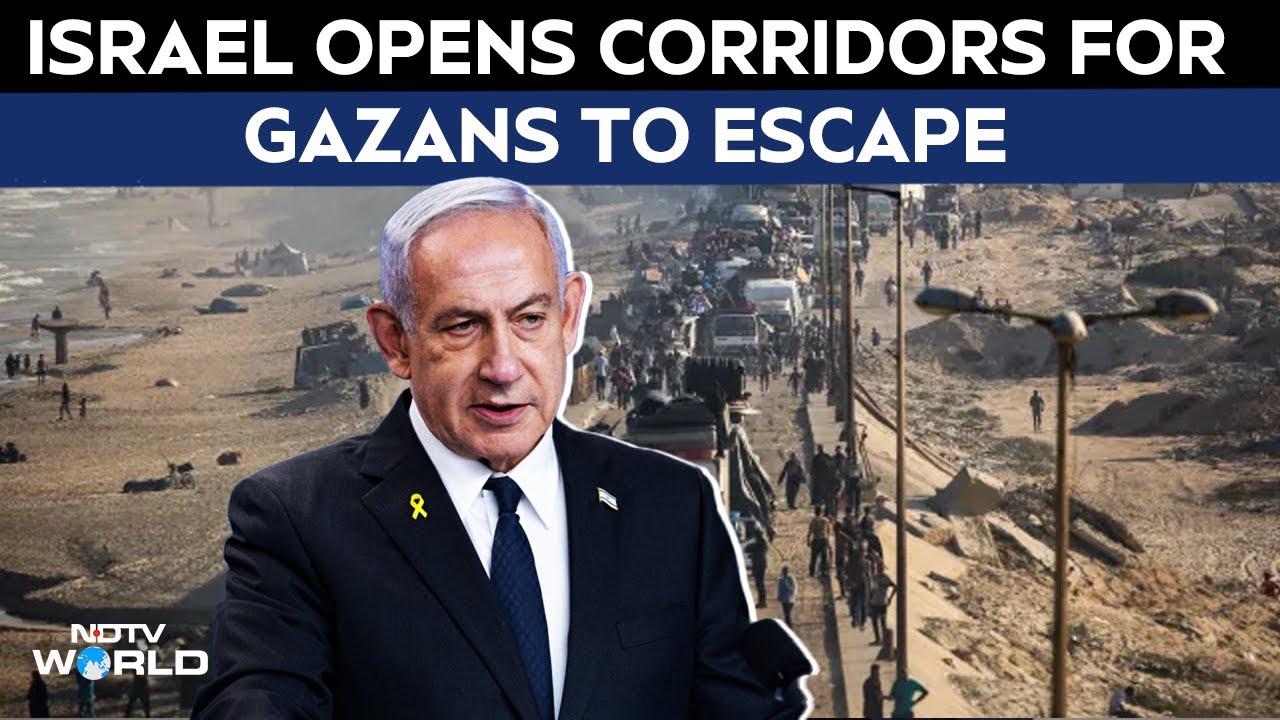 Israel Opens Temporary Corridors For Battered Gazans To Escape
