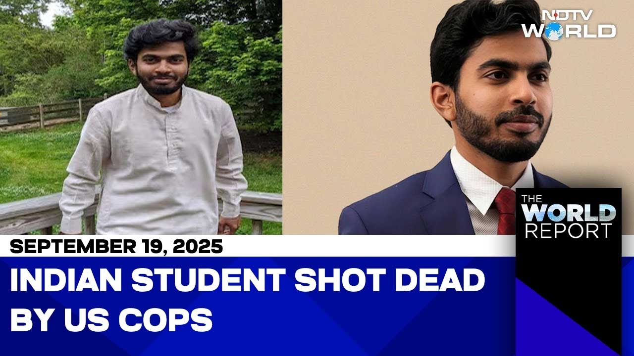 Video : Indian Student Shot Dead By US Cops; Russian Min's Warning To Trump