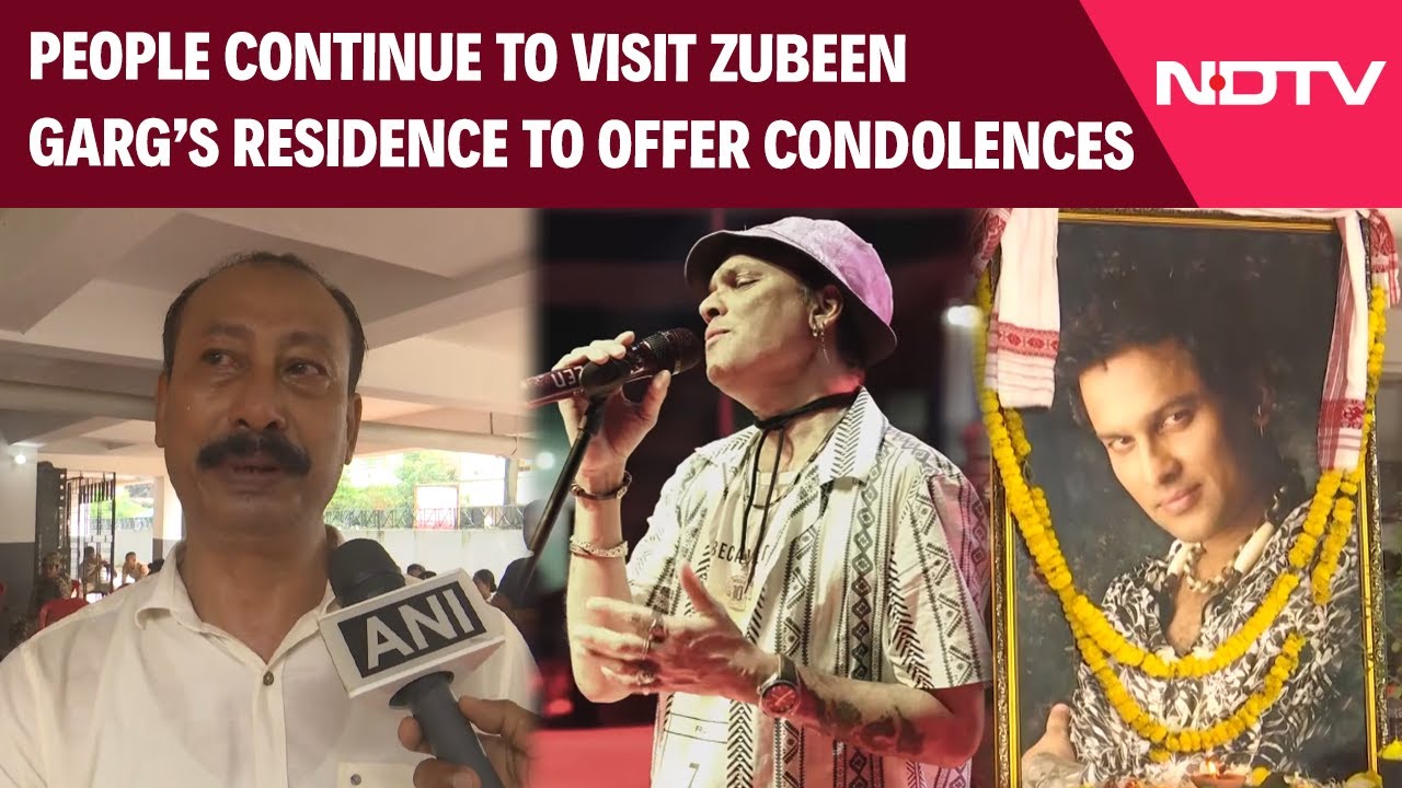 Zubeen Garg News | People Continue To Visit Zubeen Garg's To Offer Condolences