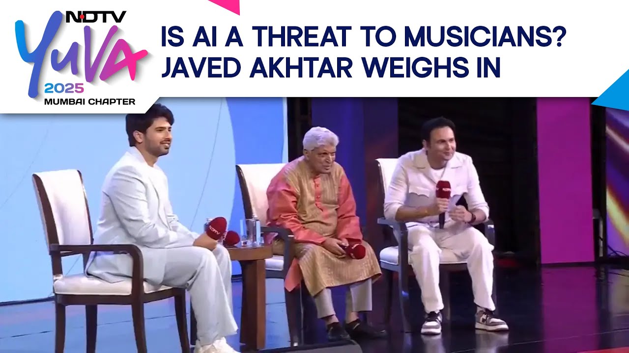NDTV Yuva 2025 Mumbai Conclave | Is AI A Threat To Musicians? Javed Akhtar And Armaan Malik Weigh In