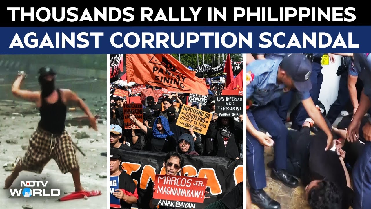 Thousands Rally In Philippines As Anger Builds Over Corruption