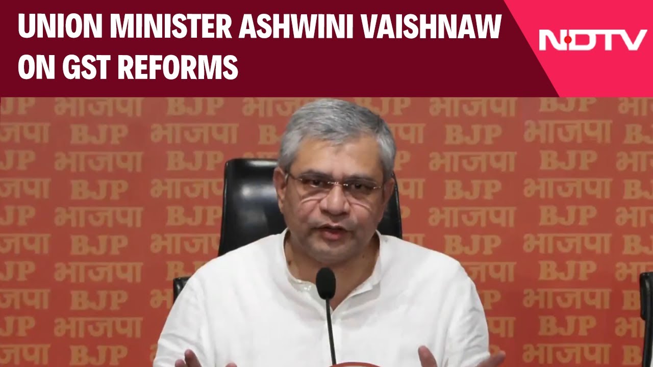 'Our Opposition Partners Are Not Happy...': Union Minister Ashwini Vaishnaw On GST 2.0