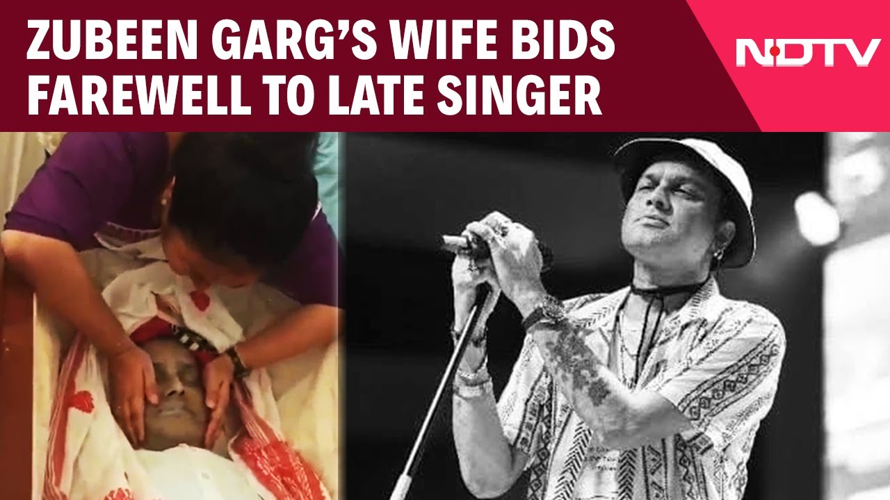 Zubeen Garg News | Zubeen Garg’s Wife Garima Saikia Garg's Emotional Farewell To Late Singer