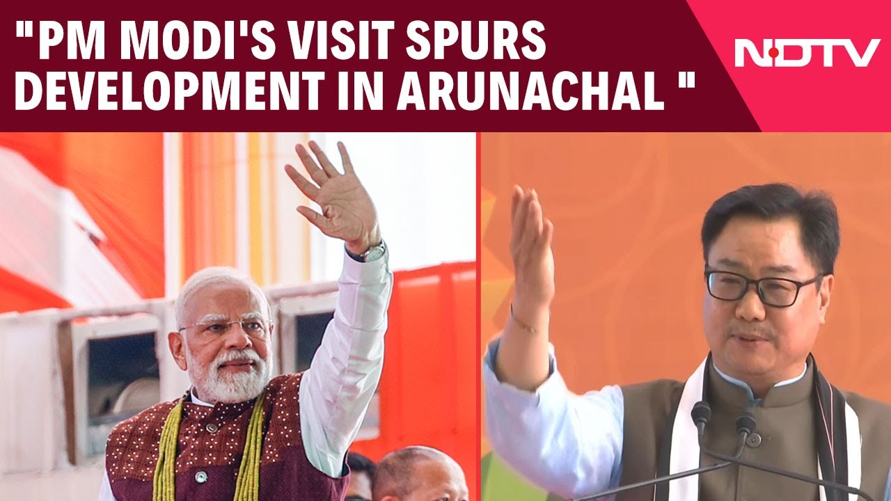 PM Modi Arunachal | Kiren Rijiju: "PM Modi's Visit Spurs Development In Arunachal "