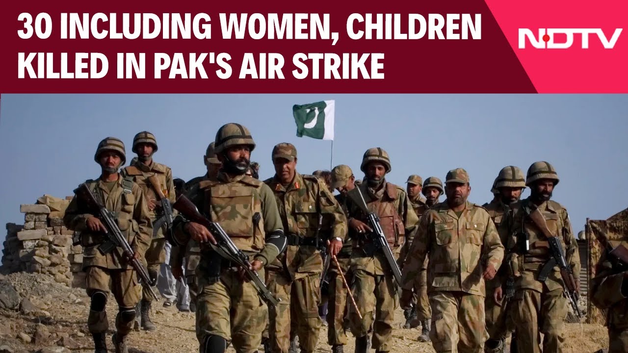 Pakistan Butchers Its Own People, Pak Air Strikes Kill 30 Pakistanis