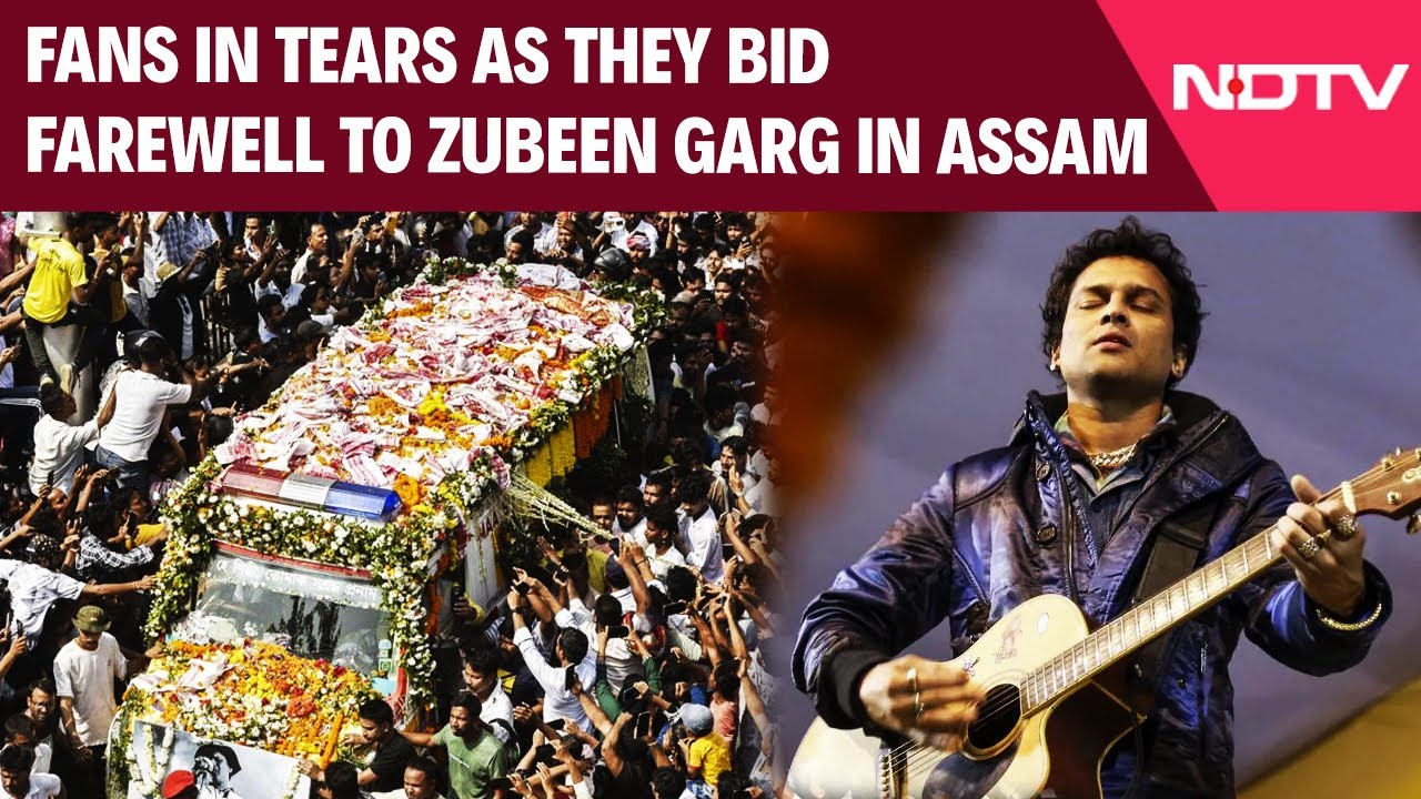 Zubeen Garg Cremation | Fans In Tears As They Bid Farewell To Zubeen Garg In Assam Zubeen Garg Cremation | Fans In Tears As They Bid Farewell To Zubeen Garg In Assam