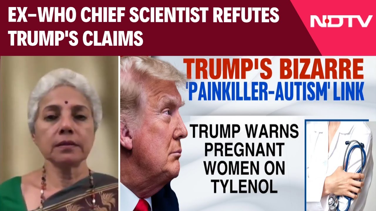 Video : Paracetamol Linked To Autism? Ex-WHO Chief Scientist Refutes Trump's Claims