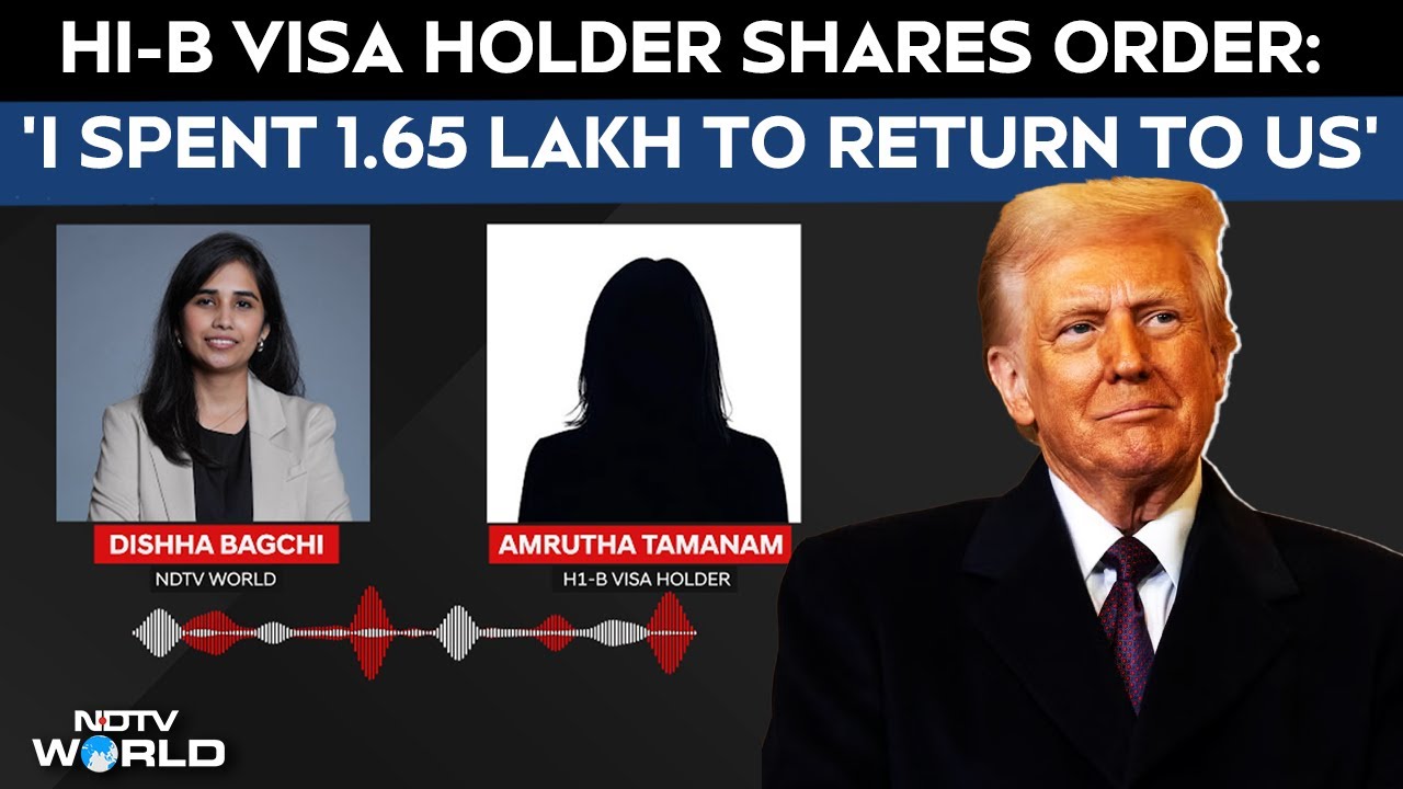 Trump Makes Shocking H1-B Visa Announcement | H1-B Visa Holder Shares Ordeal On Returning To US