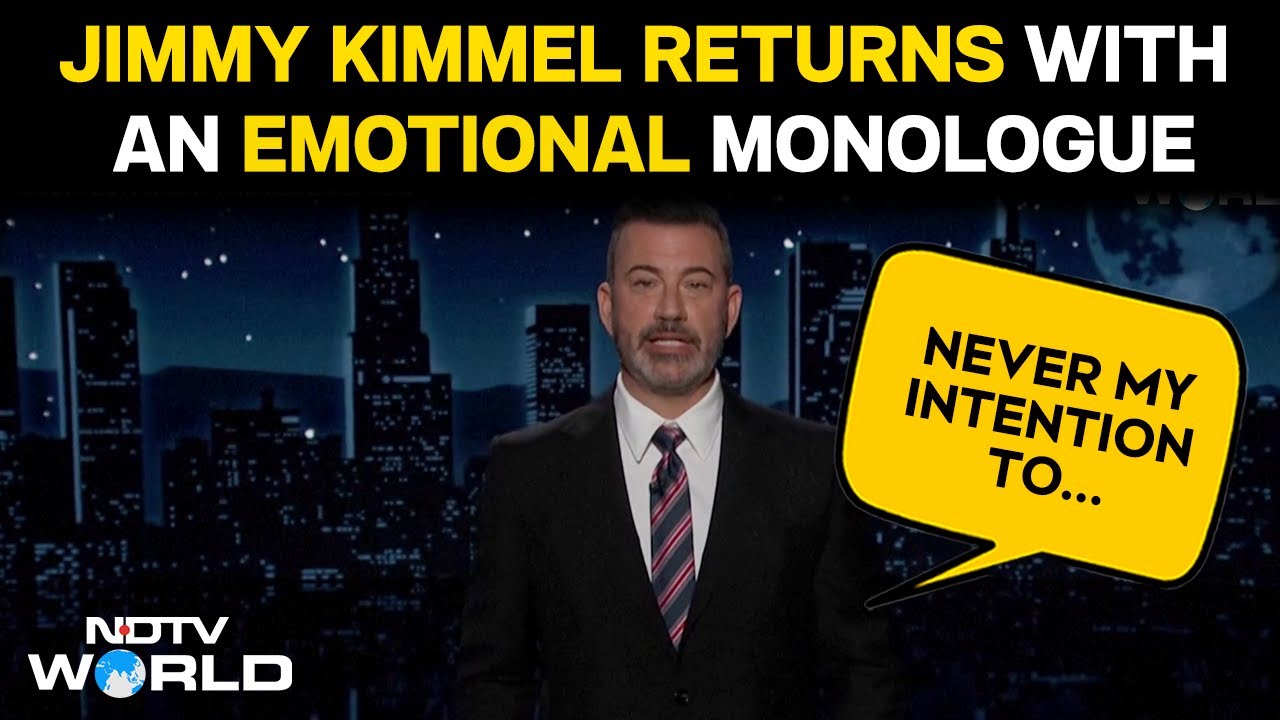 Jimmy Kimmel Live | Jimmy Kimmel Breaks Down As He Speaks On Charlie Kirk's Murder