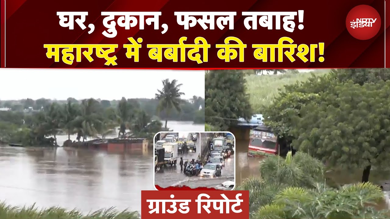 Maharashtra Rain: एक दर्जन जिले डूबे, महाराष्ट्र में बारिश से 'महाआफत'! | Weather News | NDTV INDIA Maharashtra Rain: एक दर्जन जिले डूबे, महाराष्ट्र में बारिश से 'महाआफत'! | Weather News | NDTV INDIA