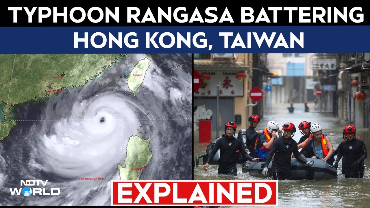 Typhoon Rangasa News | Super Typhoon Rangasa Battering Hong Kong, Southern China And Taiwan