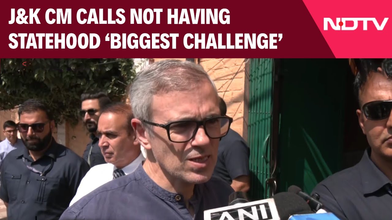 Jammu Kashmir News | J&K CM Omar Abdullah Calls Not Having Statehood 'Biggest Challenge'
