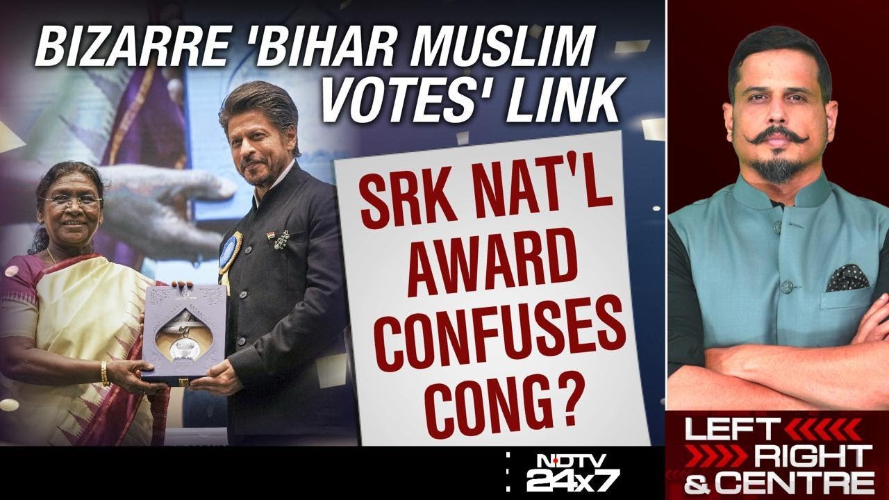 Video : Bizarre 'Bihar Muslim Votes' Link: SRK's National Award Confuses Congress?