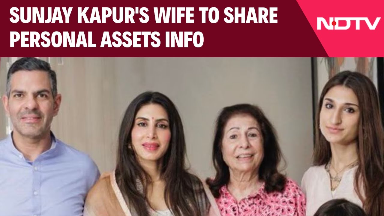 Video: Sunjay Kapur's Wife To Share Personal Assets Info, Seeks Confidentiality