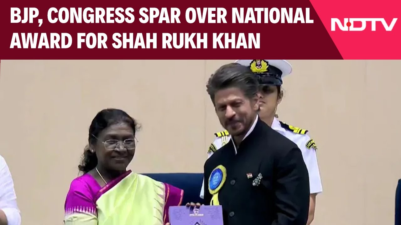 BJP, Congress Spar Over National Award For Shah Rukh Khan