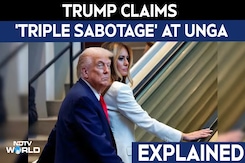 Trump At UNGA | Trump Claims 'Triple Sabotage' At UNGA Post Escalator Incident Trump At UNGA | Trump Claims 'Triple Sabotage' At UNGA Post Escalator Incident