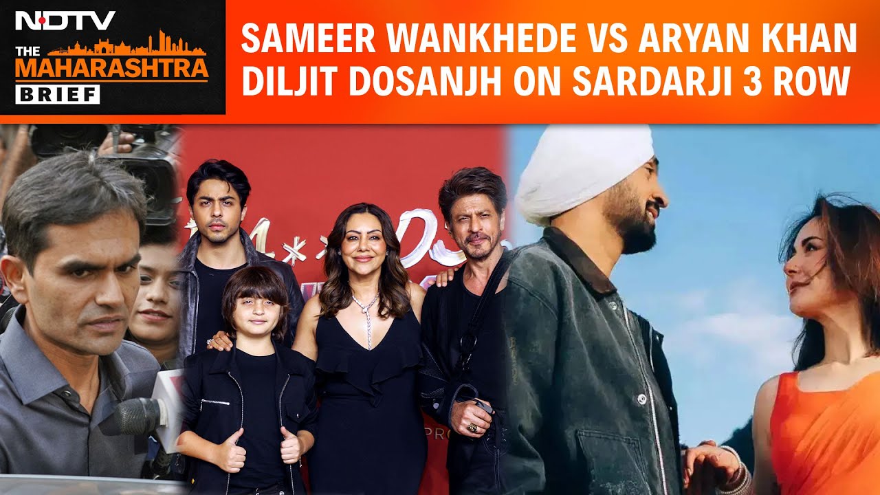 Video : Maharashtra News | Sameer Wankhede Files Defamation Case, Diljit Dosanjh Clarifies On Sardarji 3 Row